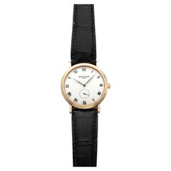 2006 Patek Philippe Calatrava 3919R-001 18K Rose Gold White Dial Manual 33mm