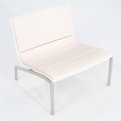 2006 Piero Lissoni for Fritz Hansen PL200 Lounge Chair in Cream Leather