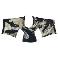 Roberto Cavalli - Pull kimono japonais en cachemire et soie avec dragon, 2006