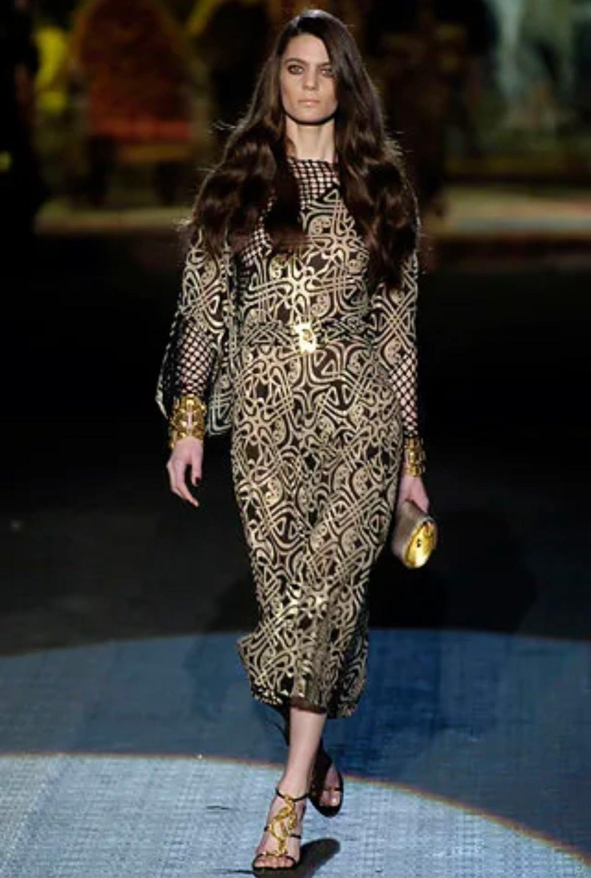 2006 Roberto Cavalli Floral Slip Dress with Cobra Motif For Sale 2