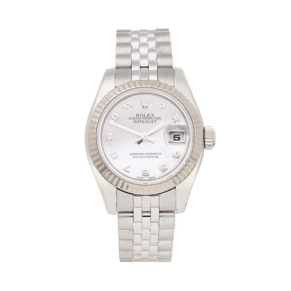 2006 Rolex Datejust Stainless Steel 179174 Wristwatch