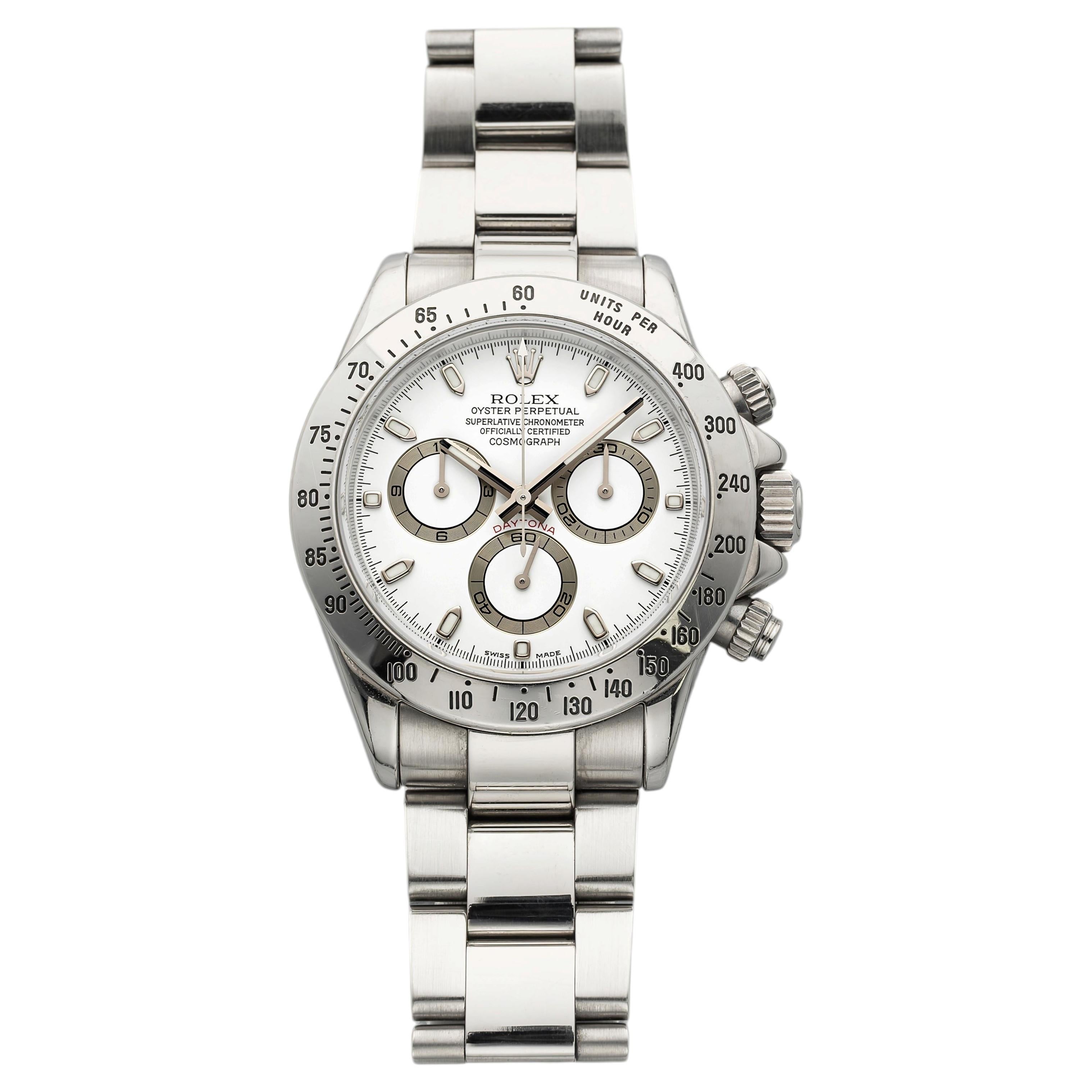 2006 Rolex Daytona 116520 Stainless Steel White Dial Automatic 40mm