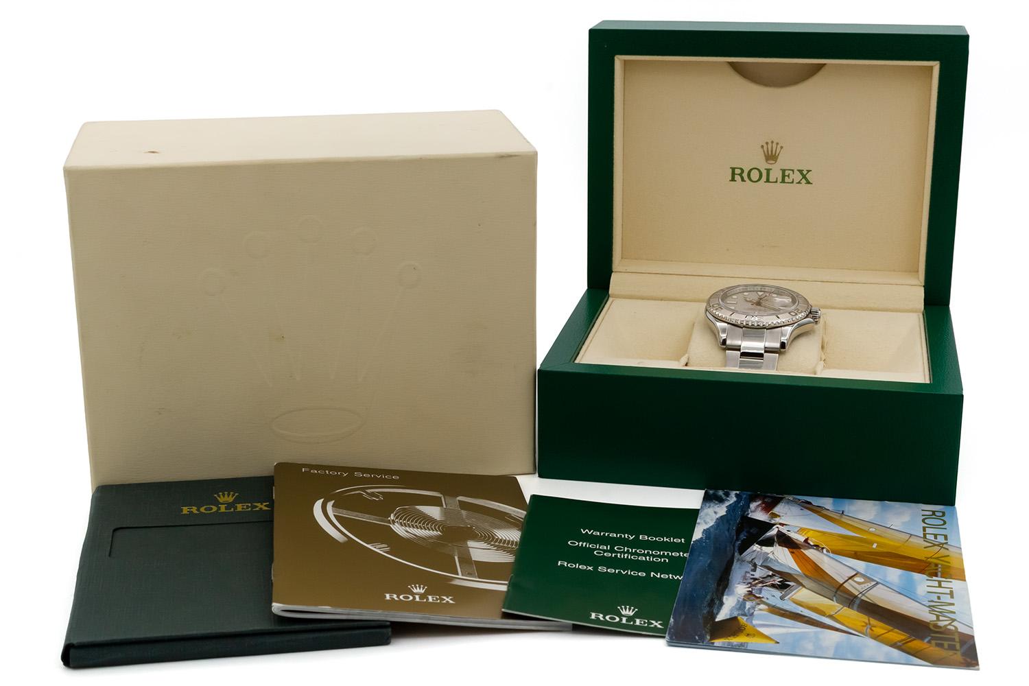 2006 Rolex Oyster Perpetual in acciaio inossidabile e platino Yacht-Master 16622 40mm in vendita 2