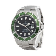 2006 Rolex Submariner Kermit Stainless Steel 16610LV Wristwatch