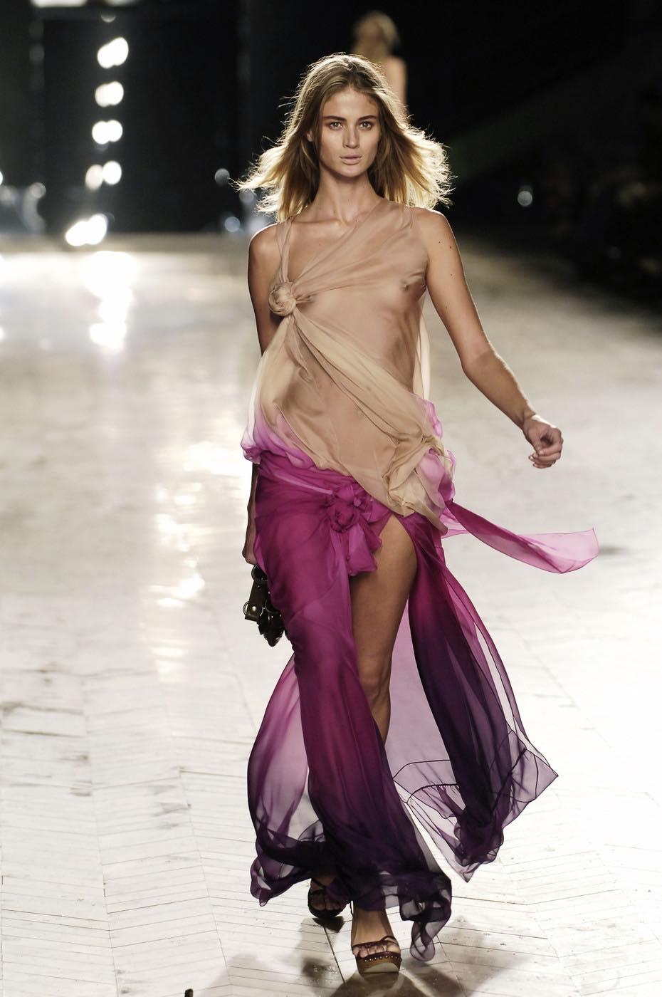 Women's 2006 Vintage John Galliano for Christian Dior Silk Gown