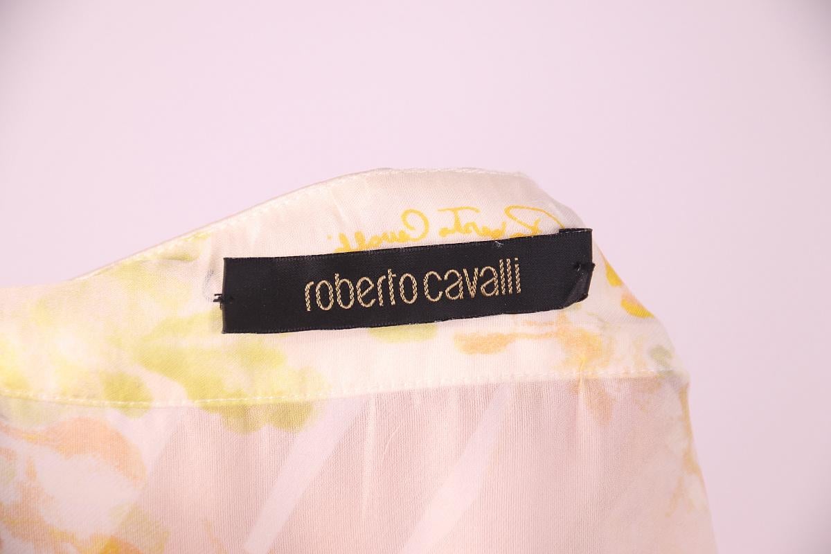 2006 Jahrgang Roberto Cavalli Seidenbluse im Angebot 3