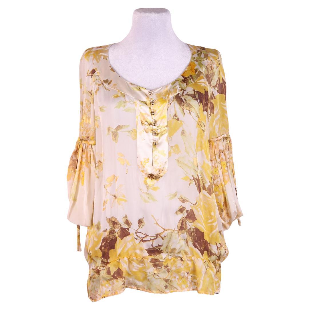 2006 Jahrgang Roberto Cavalli Seidenbluse im Angebot
