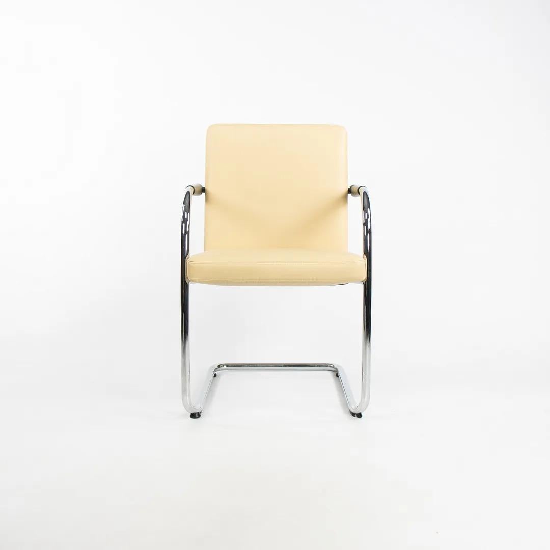 2006 Visasoft Stacking Armchair by Antonio Citterio for Vitra in Tan Leather For Sale 6