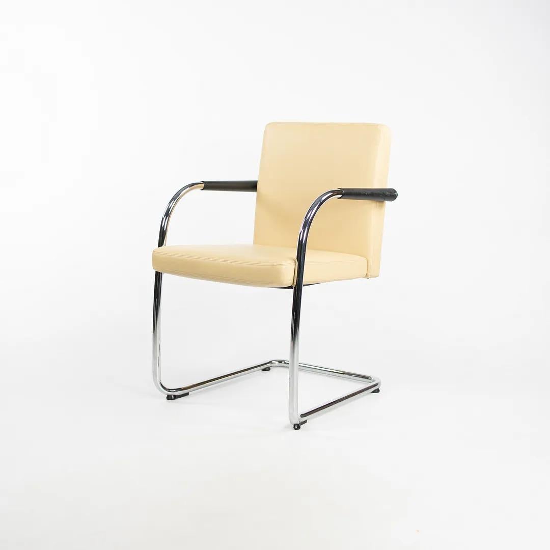 2006 Visasoft Stacking Armchair by Antonio Citterio for Vitra in Tan Leather For Sale 2