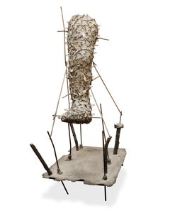 Sculpture de pieds en verre Xavier Mascaro, 2006
