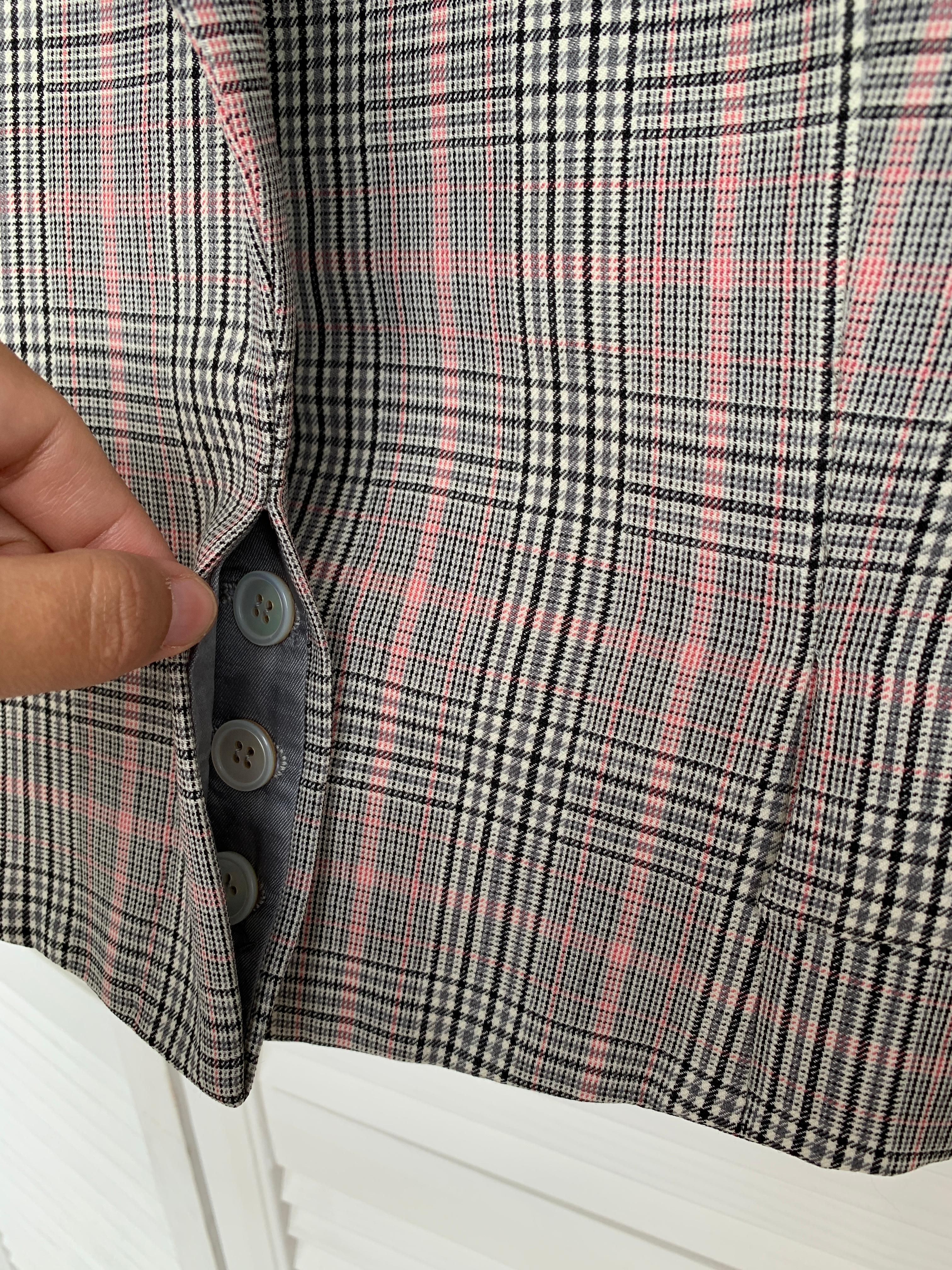 2007 Alexander McQueen Prinz von Wales 2007 graue Wollweste Grau im Angebot 21