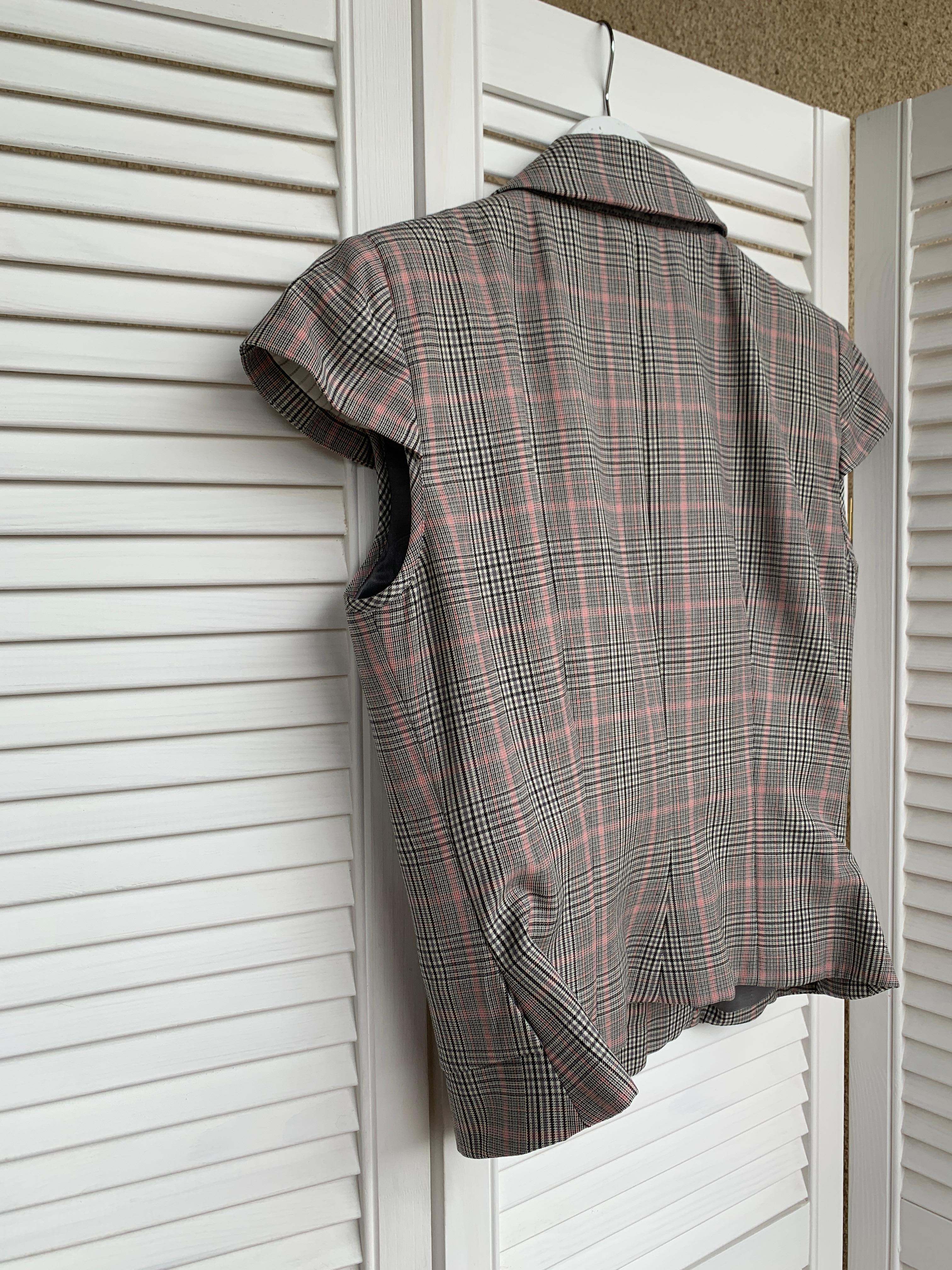 2007 Alexander McQueen Prinz von Wales 2007 graue Wollweste Grau im Angebot 23