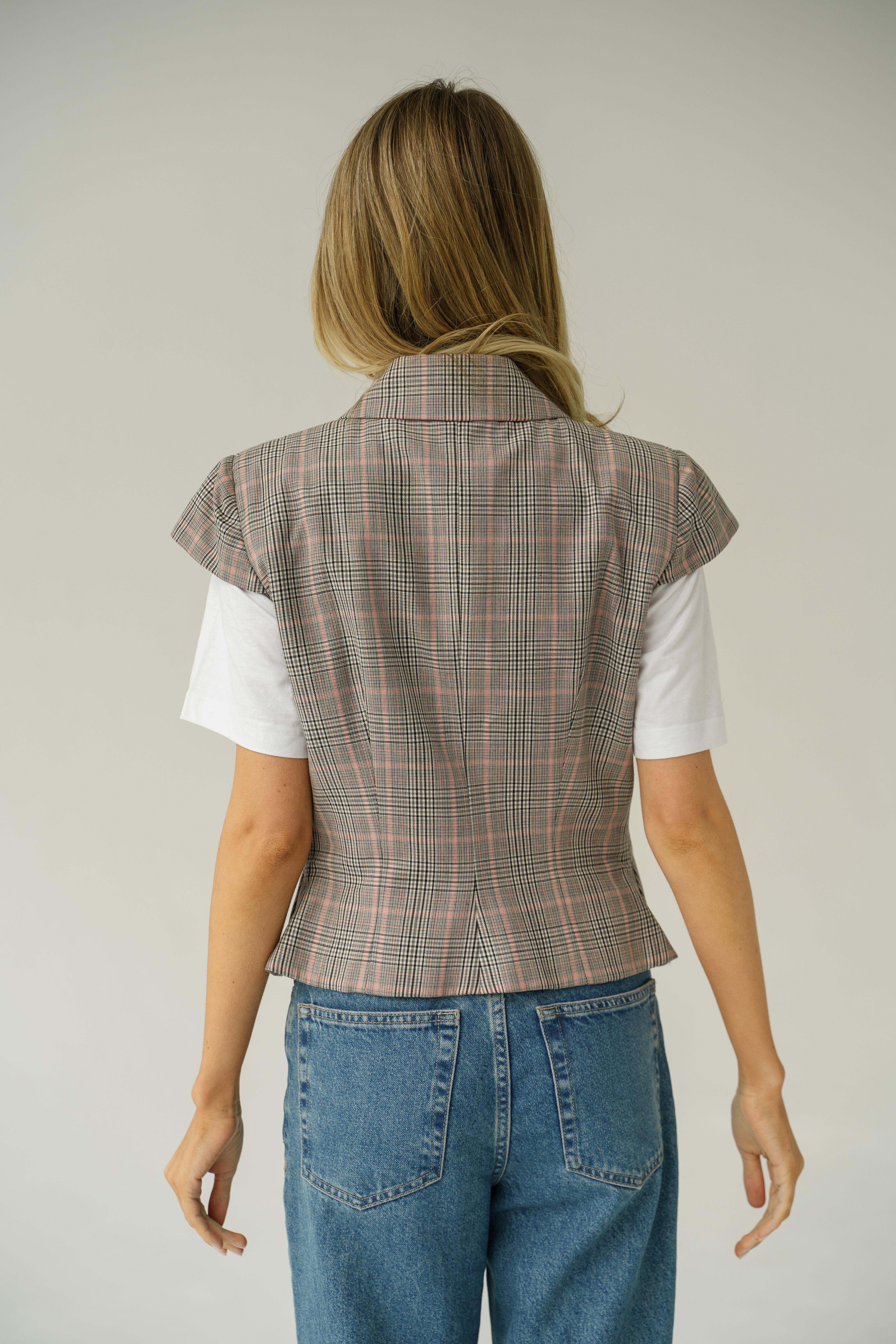 2007 Alexander McQueen Prinz von Wales 2007 graue Wollweste Grau Damen im Angebot