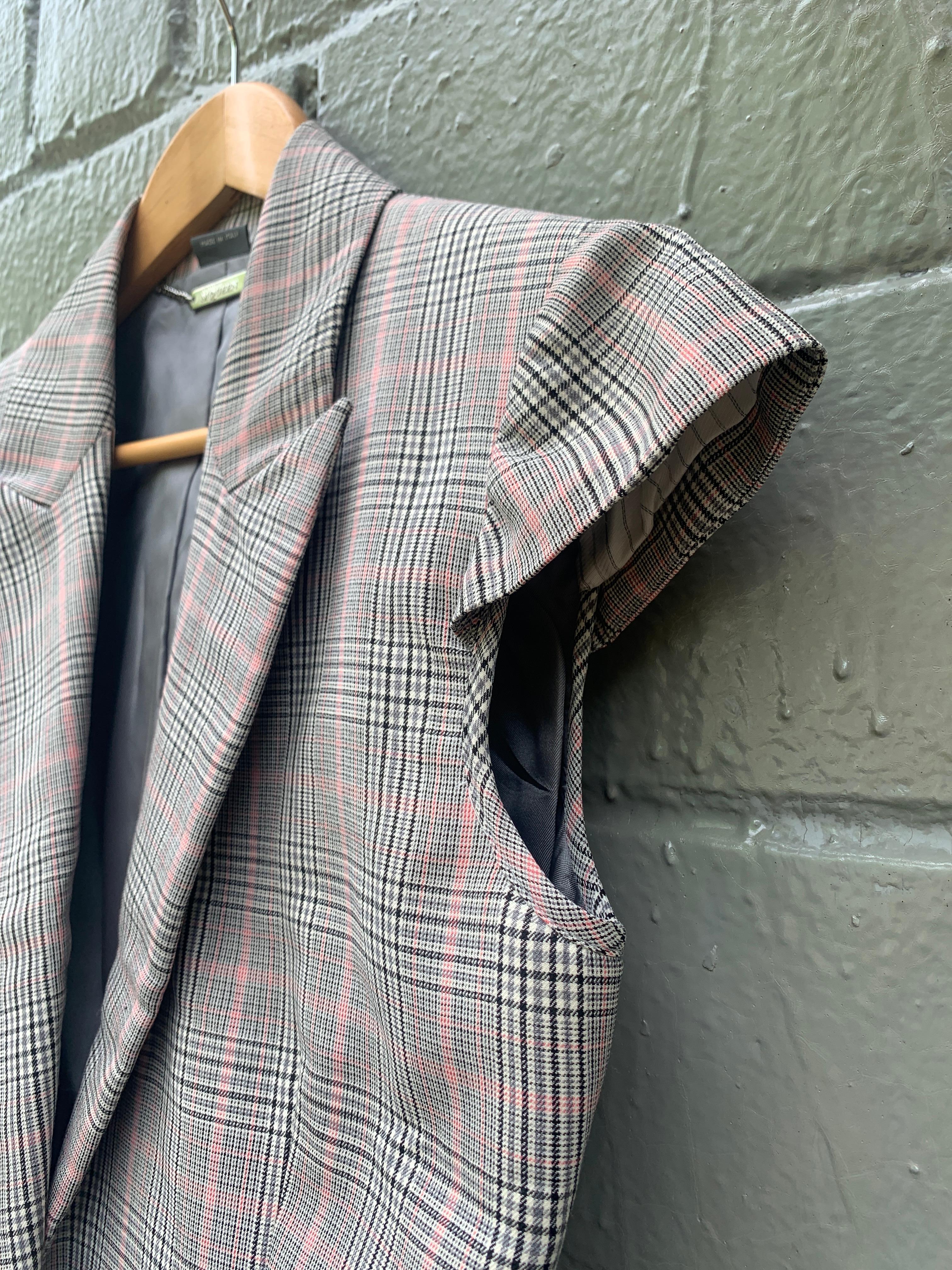 2007 Alexander McQueen Prinz von Wales 2007 graue Wollweste Grau im Angebot 3