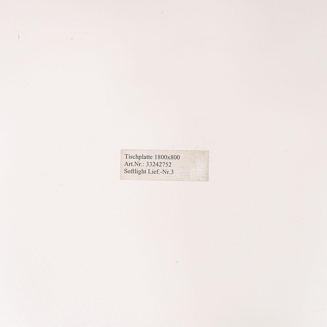 2007 Antonio Citterio für Vitra Ad Hoc Schreibtisch mit weißen Laminatplatten 70x32 im Angebot 3