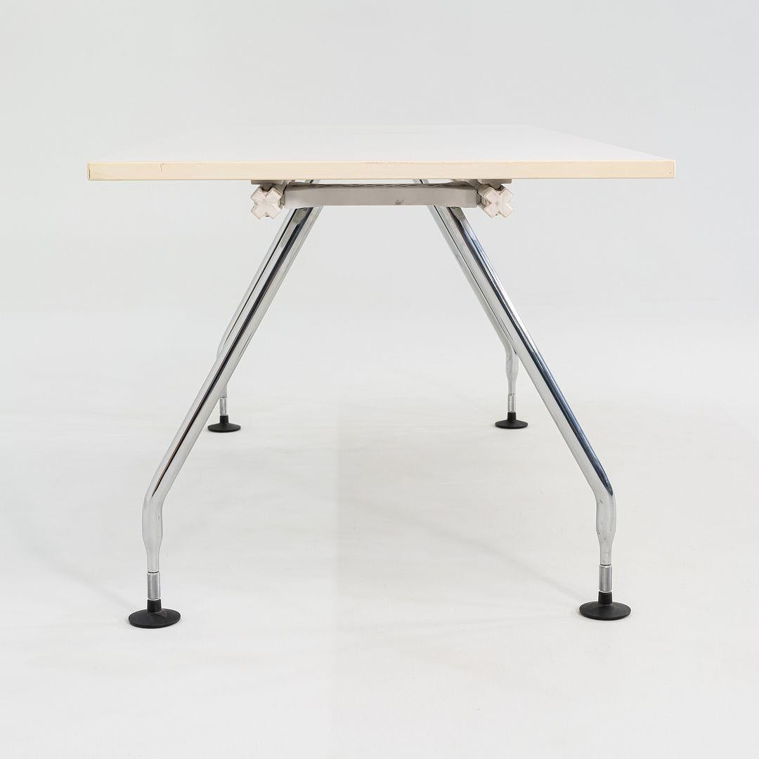 2007 Antonio Citterio für Vitra Ad Hoc Schreibtisch mit weißen Laminatplatten 70x32 (Moderne) im Angebot