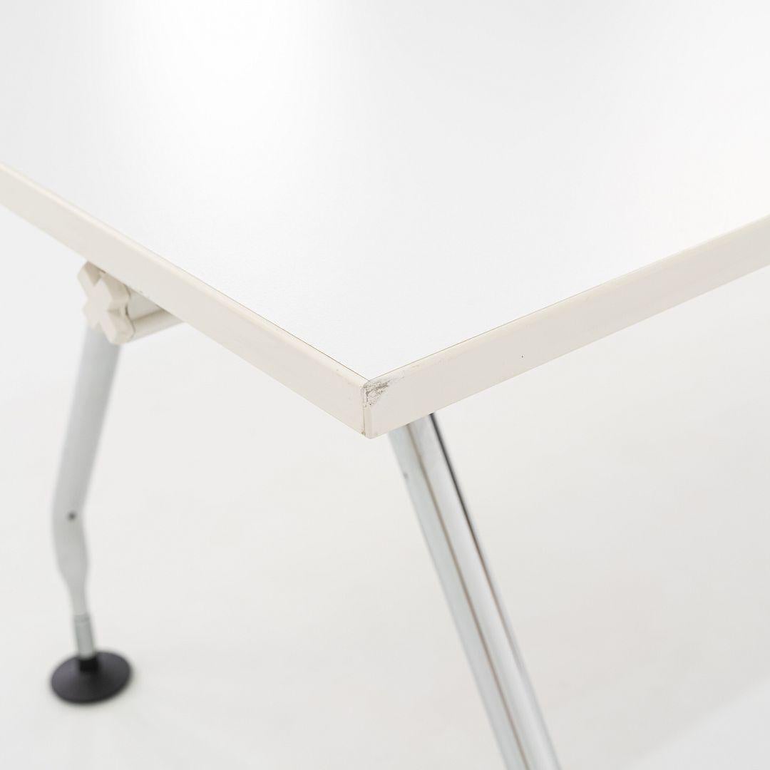 2007 Antonio Citterio für Vitra Ad Hoc Schreibtisch mit weißen Laminatplatten 70x32 im Zustand „Gut“ im Angebot in Philadelphia, PA