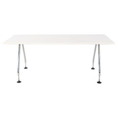 2007 Antonio Citterio pour Vitra Ad Hoc Bureau avec plateaux en stratifié blanc 70x32