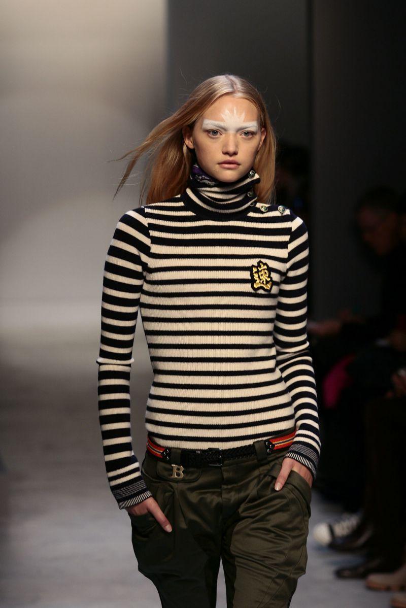 2007 BALENCIAGA by NICOLAS GHESQUIERE striped runway turtleneck sweater  3