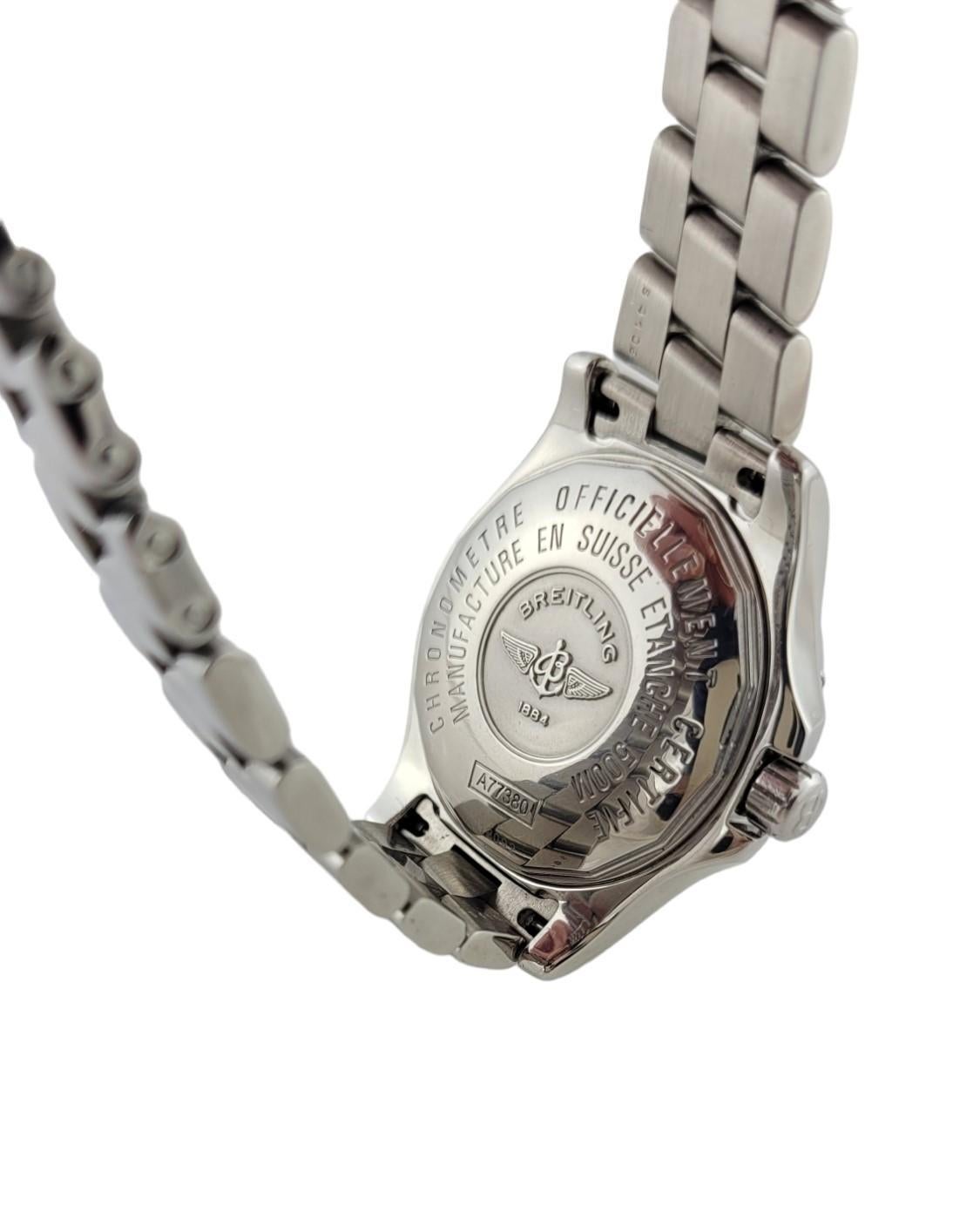 2007 Breitling Ladies Colt Diamond Watch A77380 Box/Papers # 17227 en vente 3