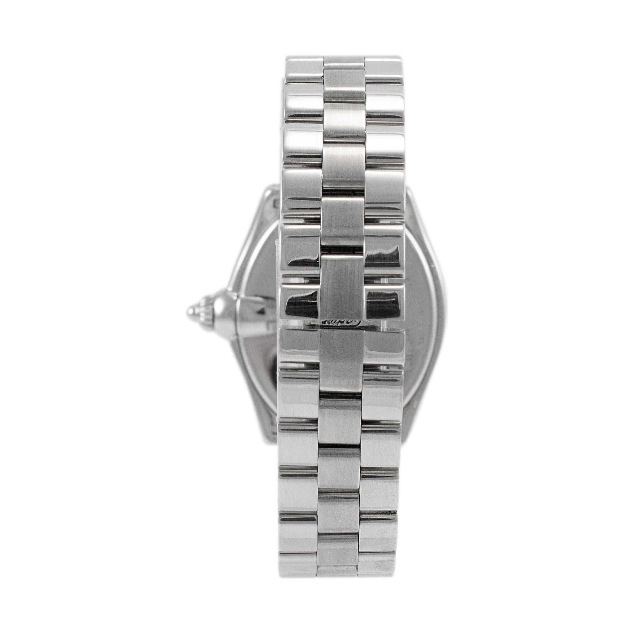 Women's or Men's 2007 Cartier Roadster Small 31MM 2675 w62016v3 Quartz Stainless Steel Watch