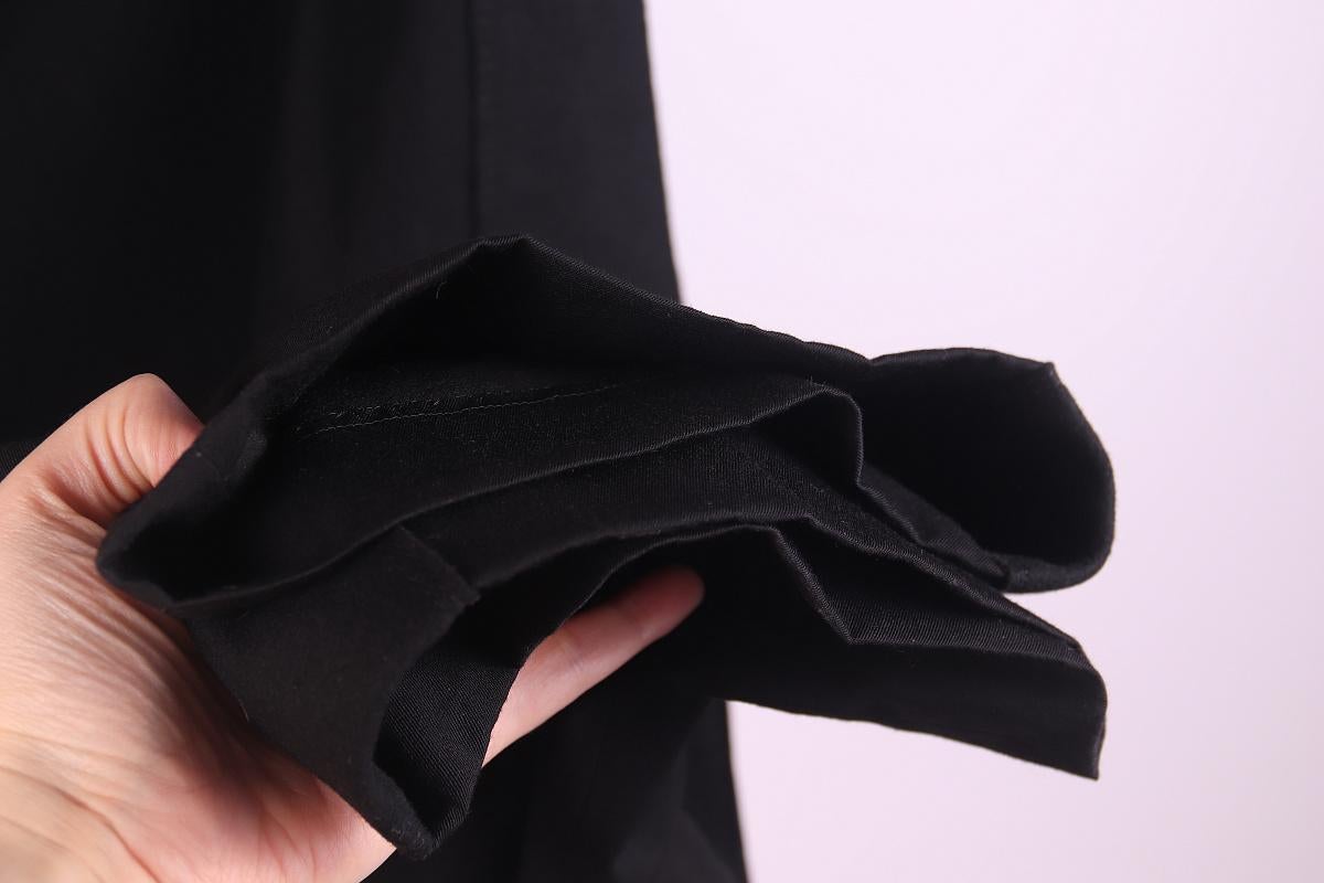 2007 Chanel 07A Hose aus Wolle (Schwarz) im Angebot