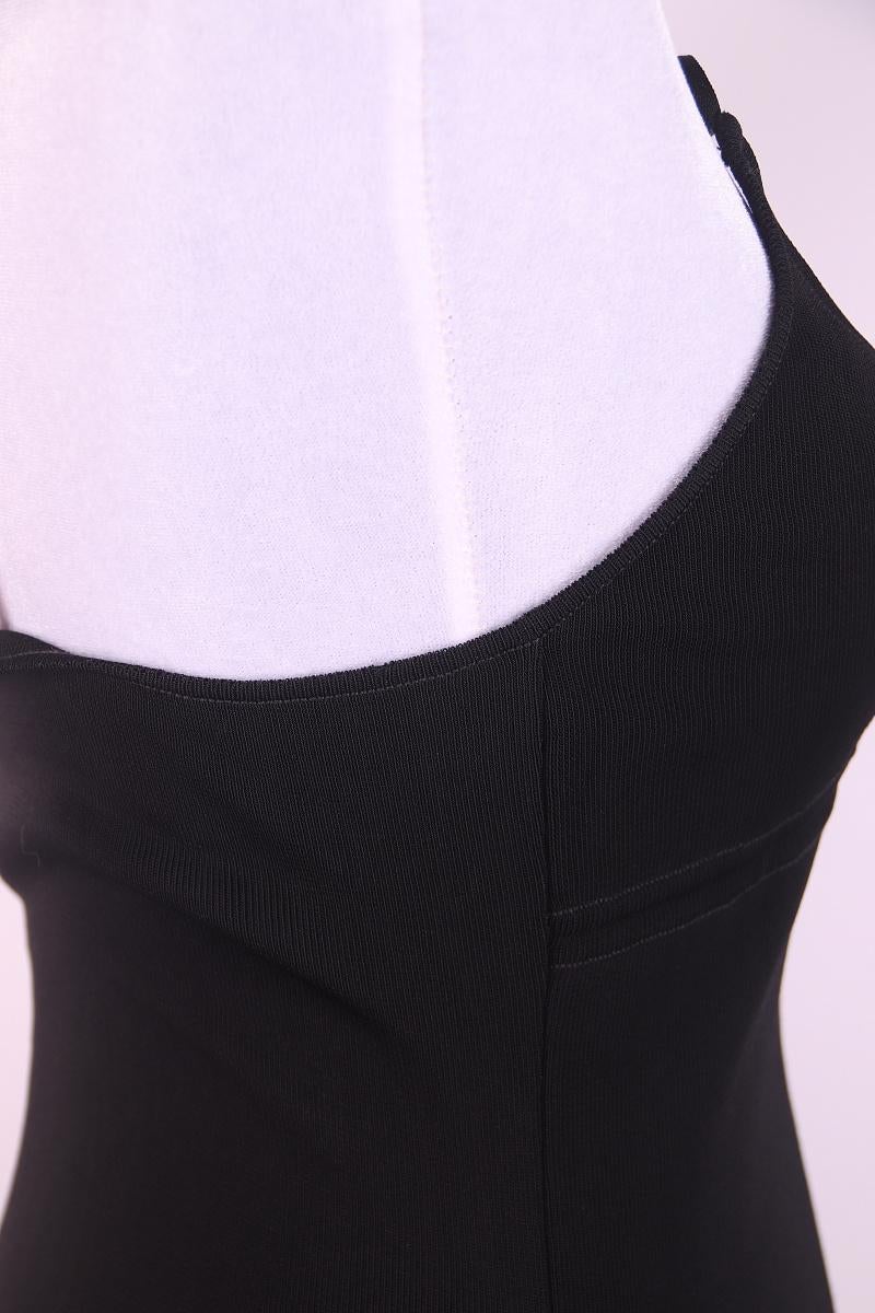 Noir 2007 Chanel 07C Robe noire en vente