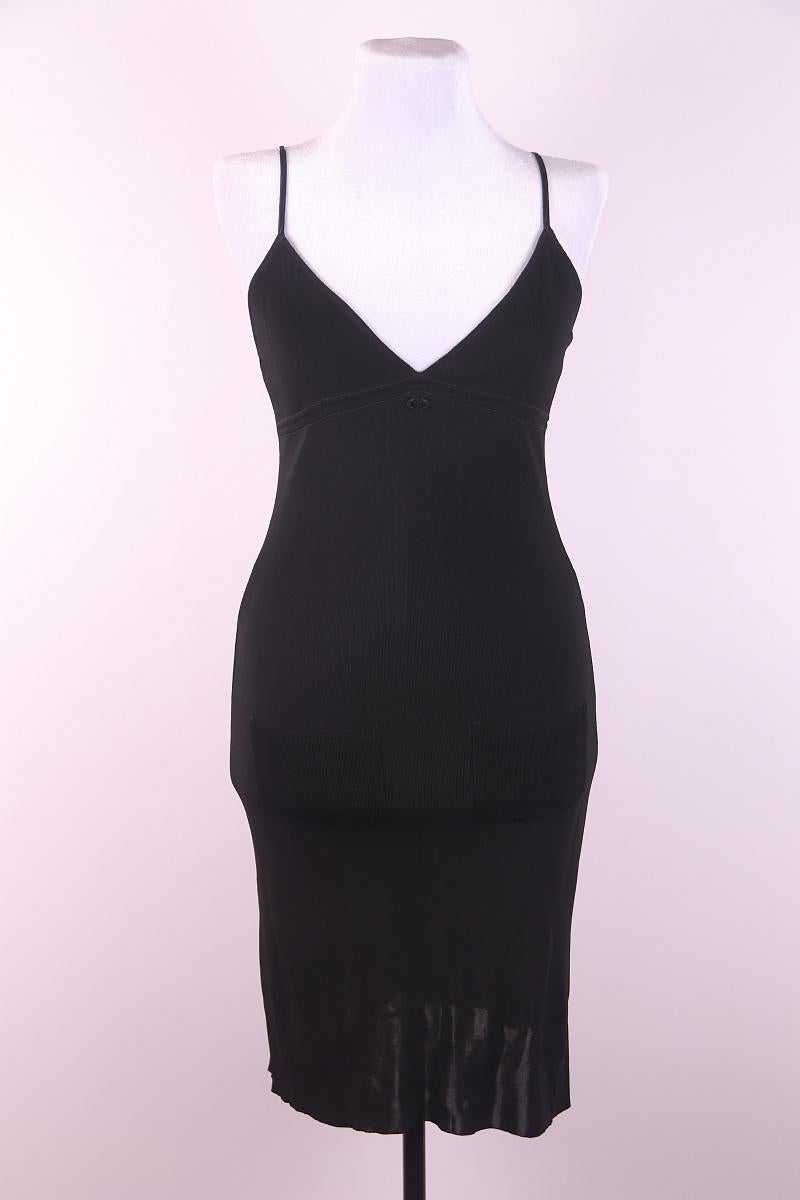 2007 Chanel 07C Robe noire Pour femmes en vente