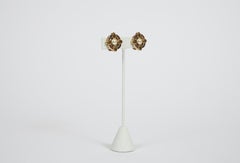 2007 Chanel Enamel Maltese Cross Earrings