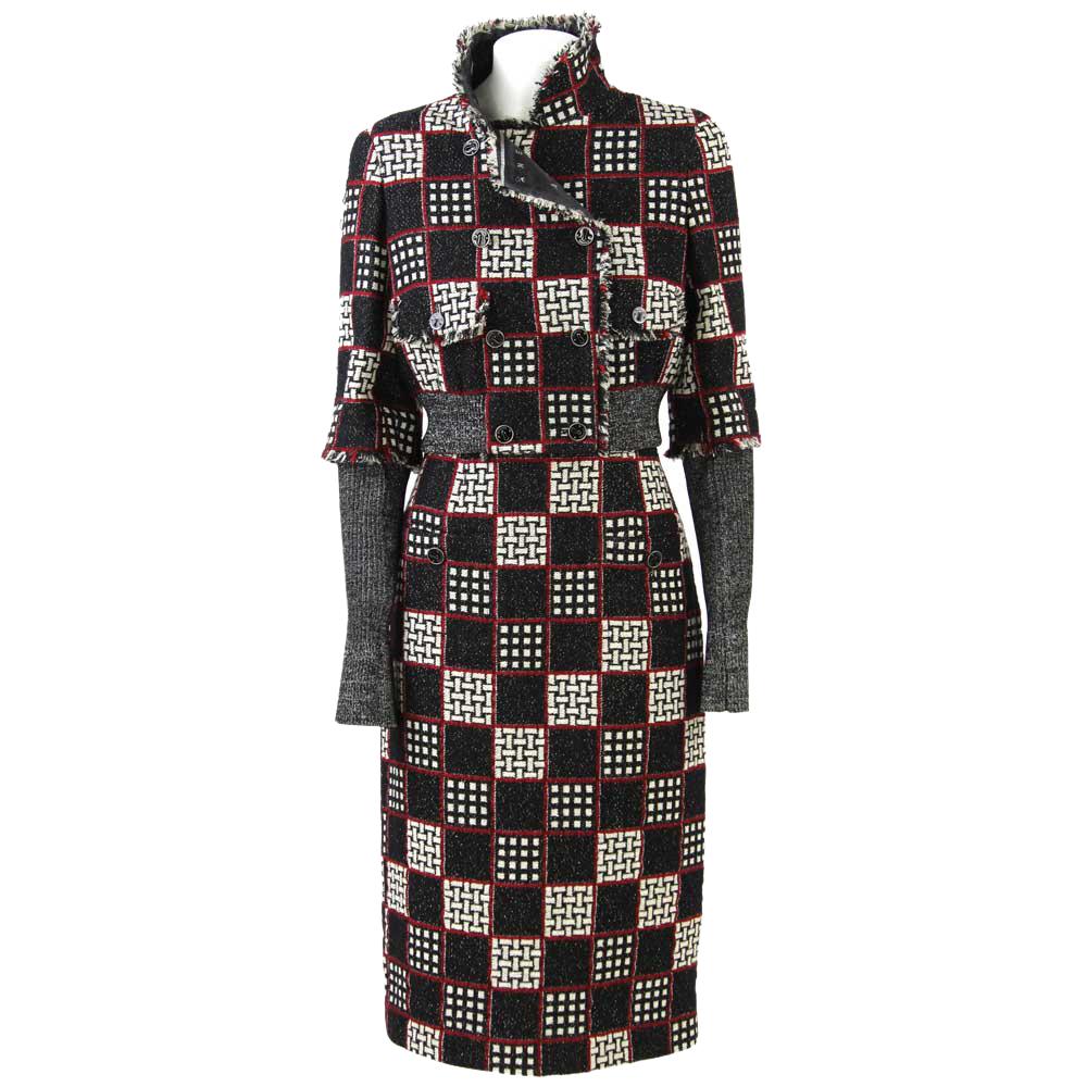 2007 Chanel Geometric Wool Suit