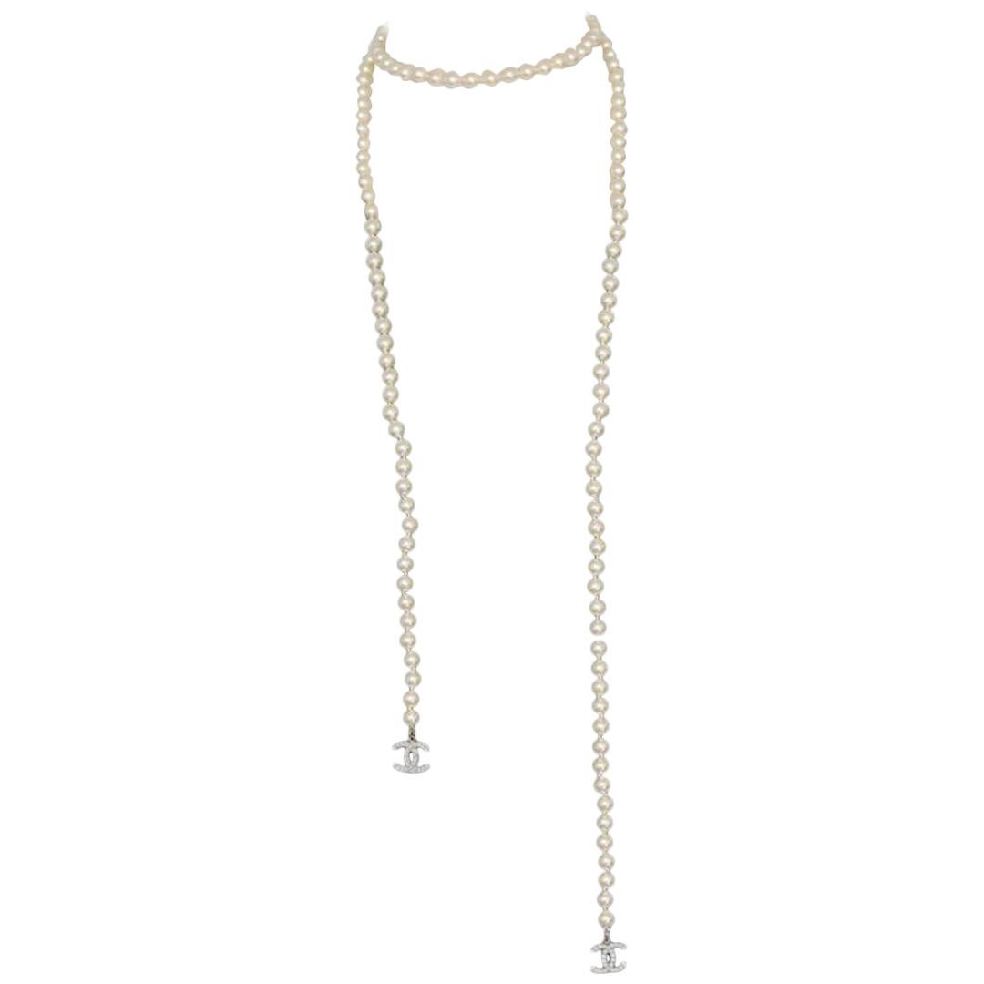 2007 Chanel Pearls Long Necklace