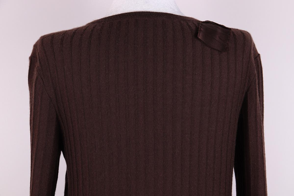 2007 Christian Dior  by Galliano Kaschmir-Pullover (Schwarz) im Angebot