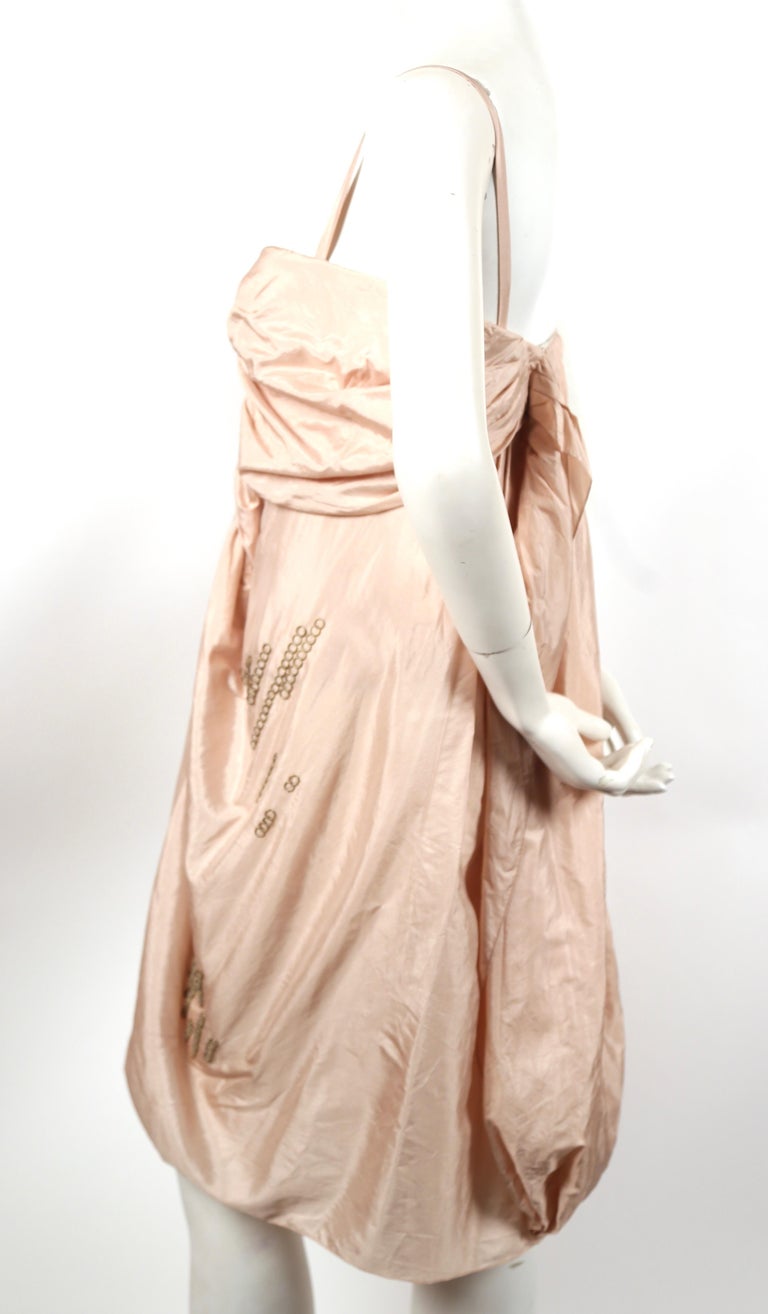 2007 CHRISTIAN DIOR by JOHN GALLIANO draped silk runway dress with ...