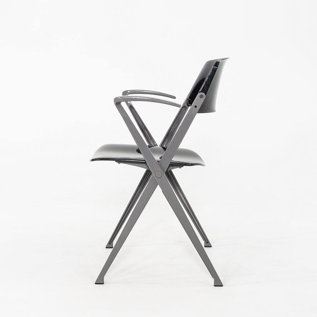 2007 Emilio Ambasz para Knoll Visor Sillón Apilable de Comedor en Negro en venta 5