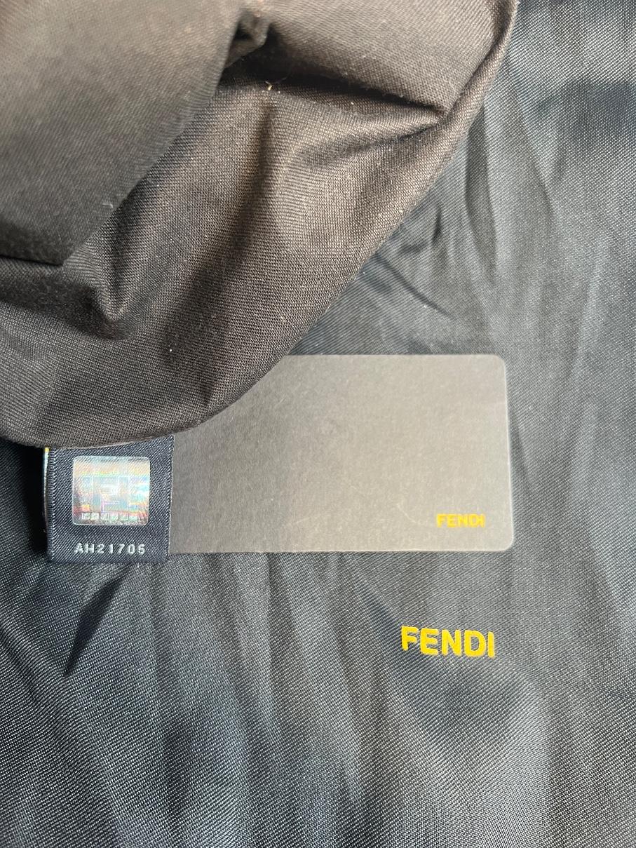 Women's 2007 Fendi Mini Mamma FF Motif Baguette Bag For Sale