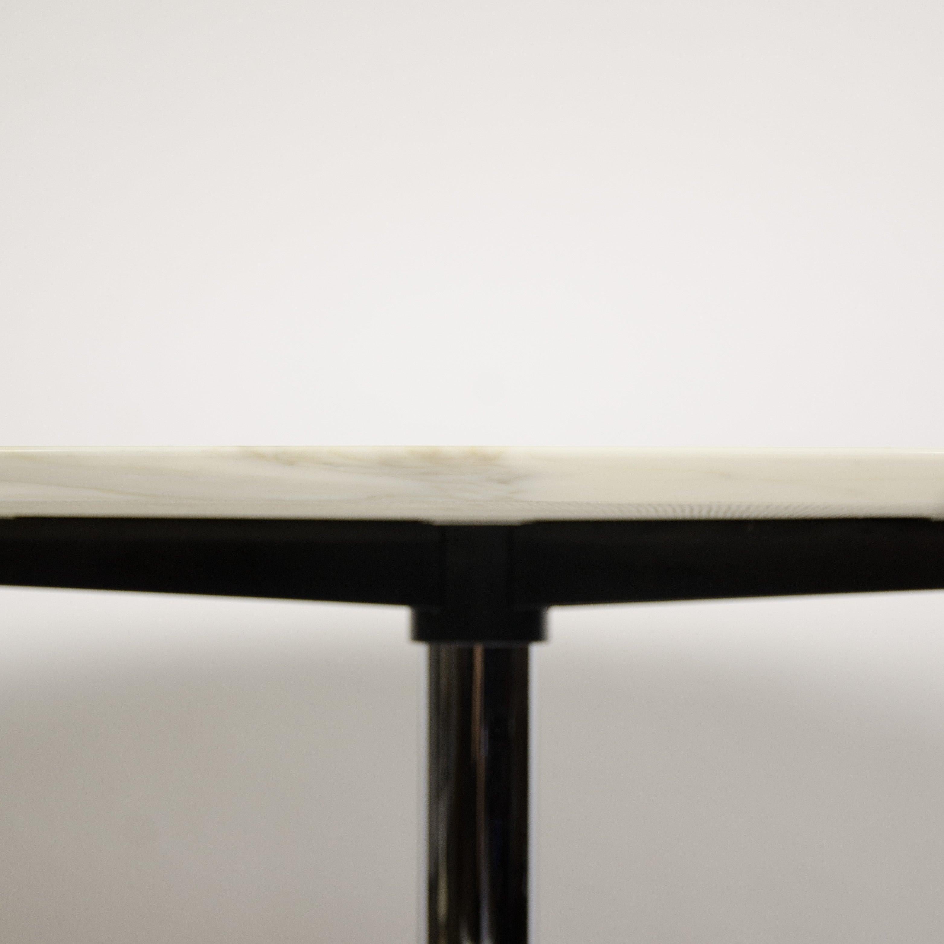 2007 Florence Knoll 78 in Calacatta Marble Dining Conference Table 2x Available en vente 4