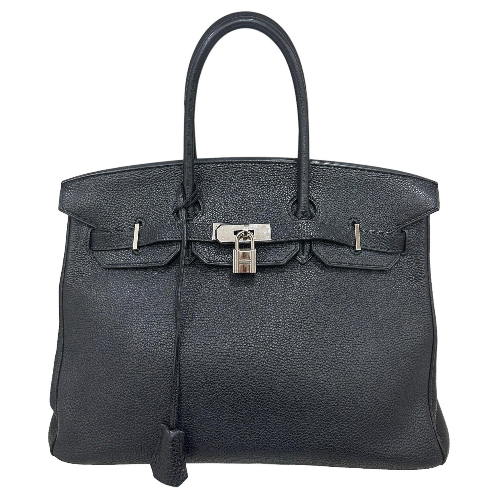 2007 Hermès Birkin Tasche Togo Leder Plomb Top Handle Tasche