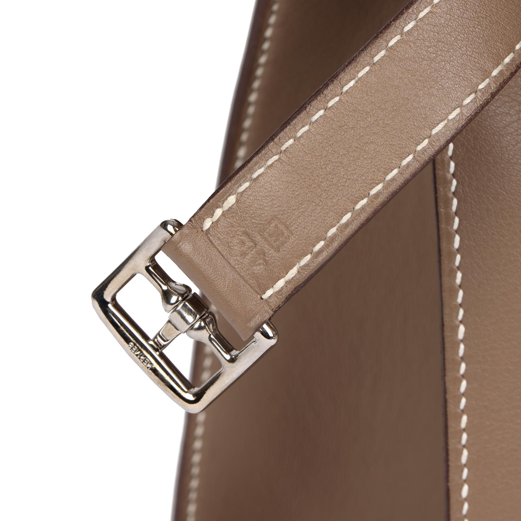 2007 Hermes Etoupe Swift Leather Kelly Flat 35cm Sellier 5