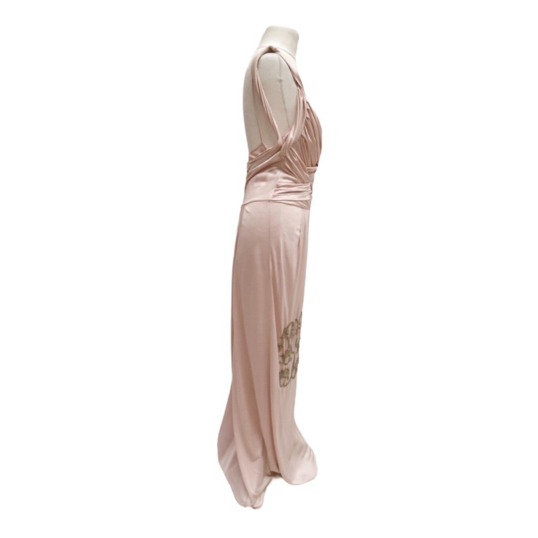 2007 John Galliano for Christian Dior Embellished Nude Dress Gown

FR Size 36 - US 4

Jersey

Exceptional Bead work

Open back

Excellent condition 

