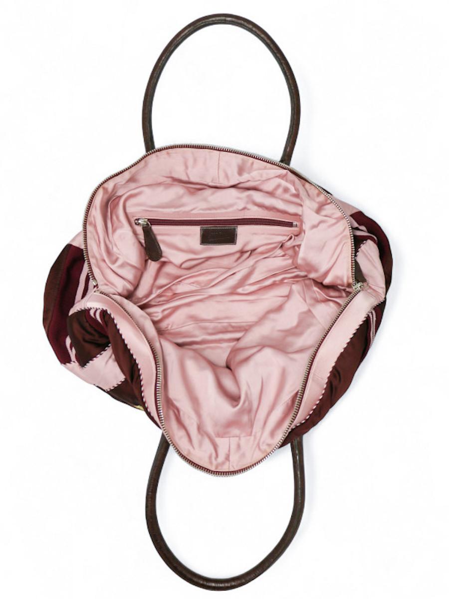 2007 JPG Jean Paul Gaultier Borsa in seta e raso ricamato in vendita 2