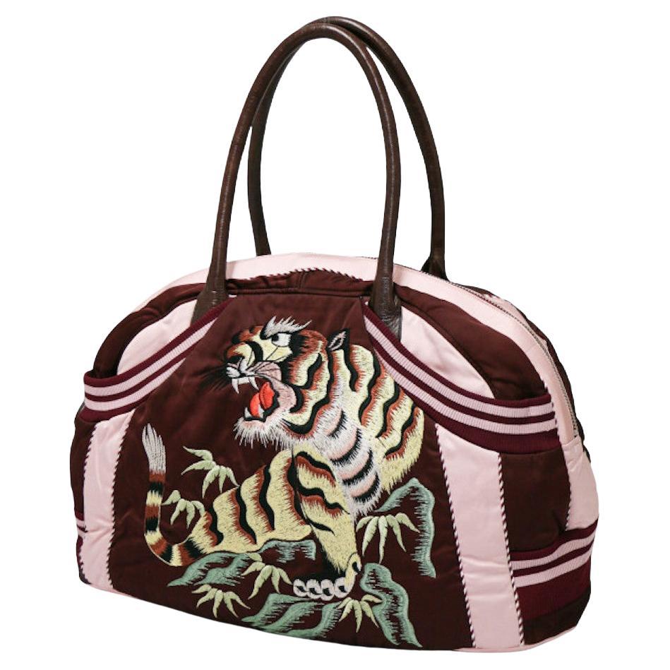 2007 JPG Jean Paul Gaultier Sac en satin et soie brodés