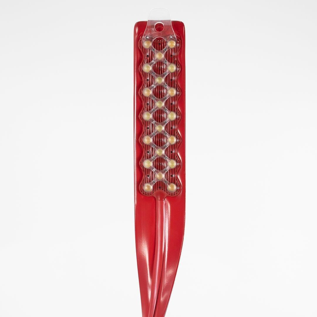 2007 Leaf Desk Lamp by Yves Behar for Herman Miller in Red 2x Available For Sale 4