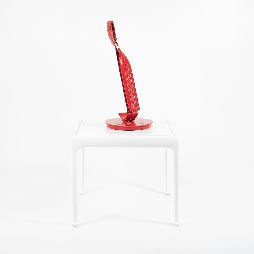 2007 Leaf Desk Lamp by Yves Behar for Herman Miller in Red 2x Available For Sale 5