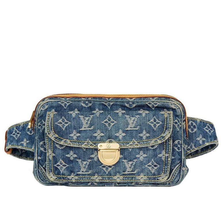 louis vuitton denim bum bag