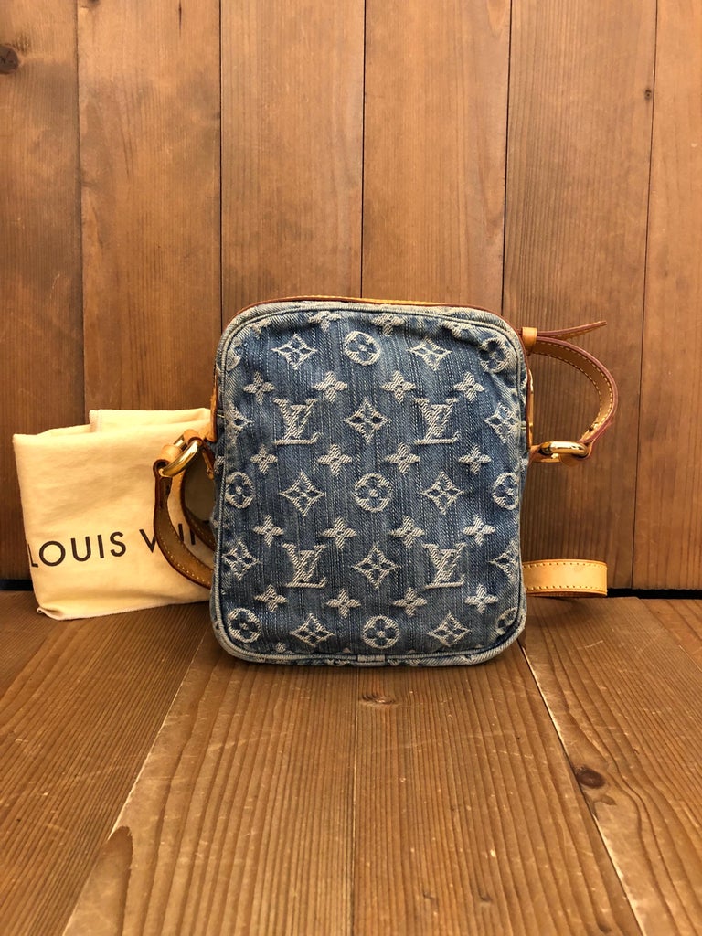 Louis Vuitton - Blue Monogram Denim Camera Bag