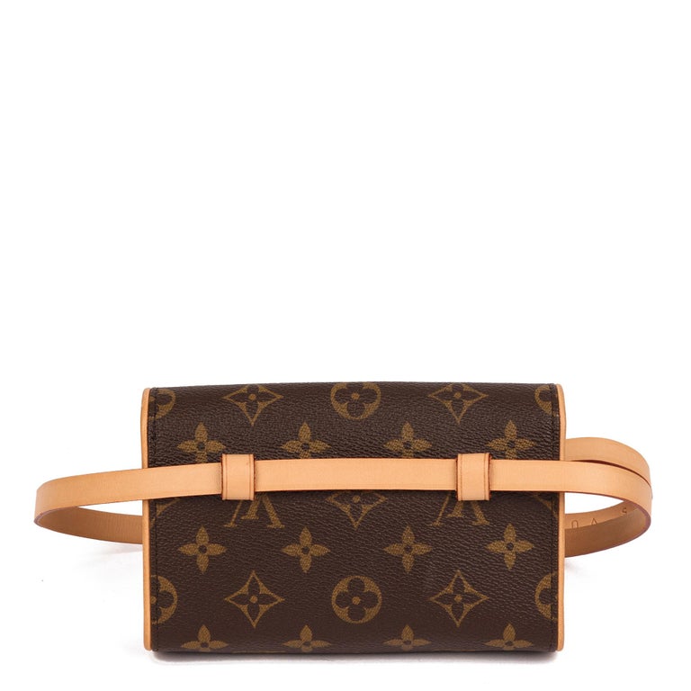 2007 Louis Vuitton Brown Coated Monogram Canvas and Leather Pochette  Florentine at 1stDibs  louis vuitton monogram pochette florentine, louis  vuitton ivy woc, louis vuitton pochette florentine