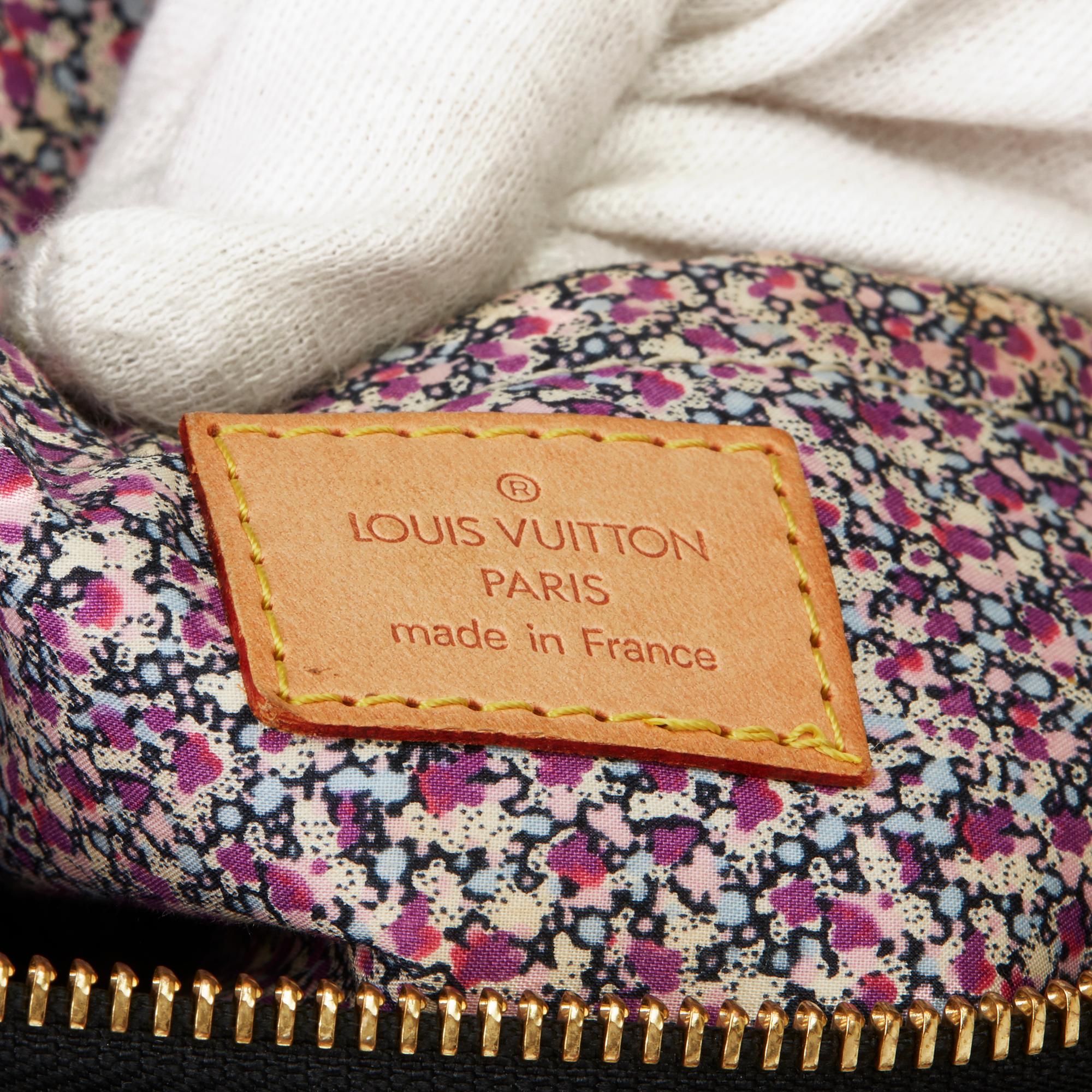 Women's 2007 Louis Vuitton Grey Monogram Denim Patchwork Speedy 30cm 