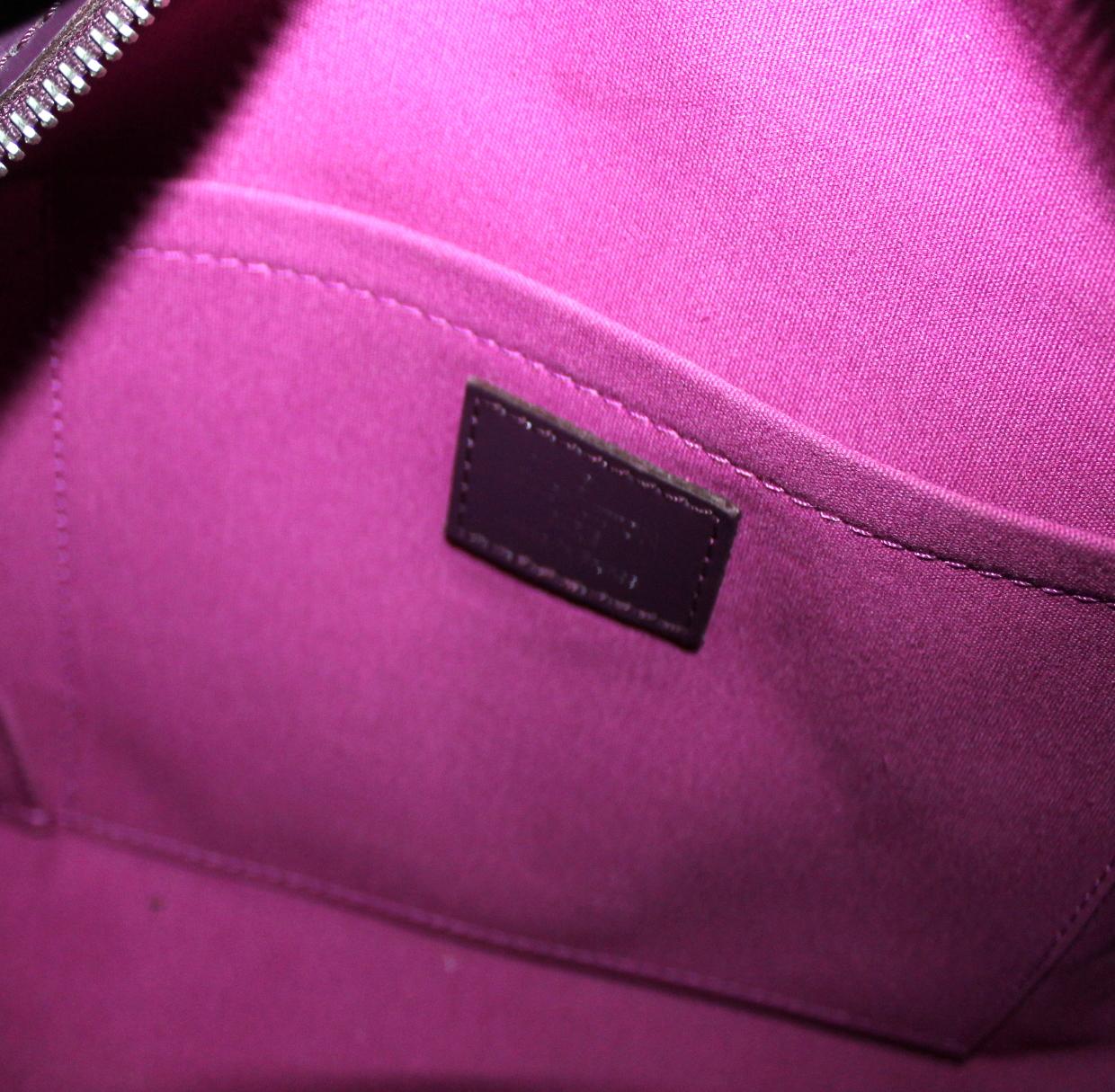 2007 Louis Vuitton Purple Leather Bowling Montaigne Bag 2