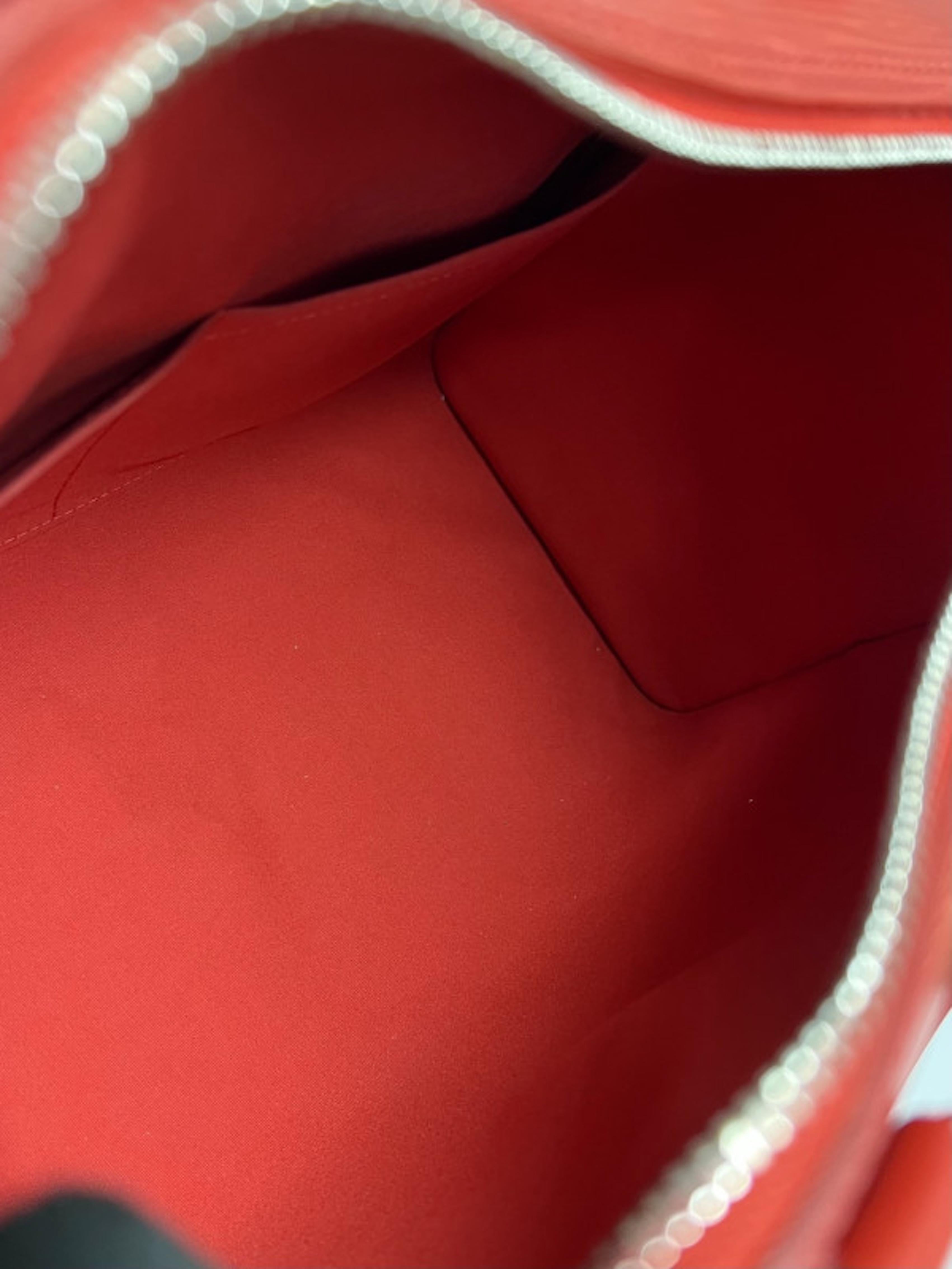 2007 Louis Vuitton Speedy 35 in pelle Epi rossa in vendita 5