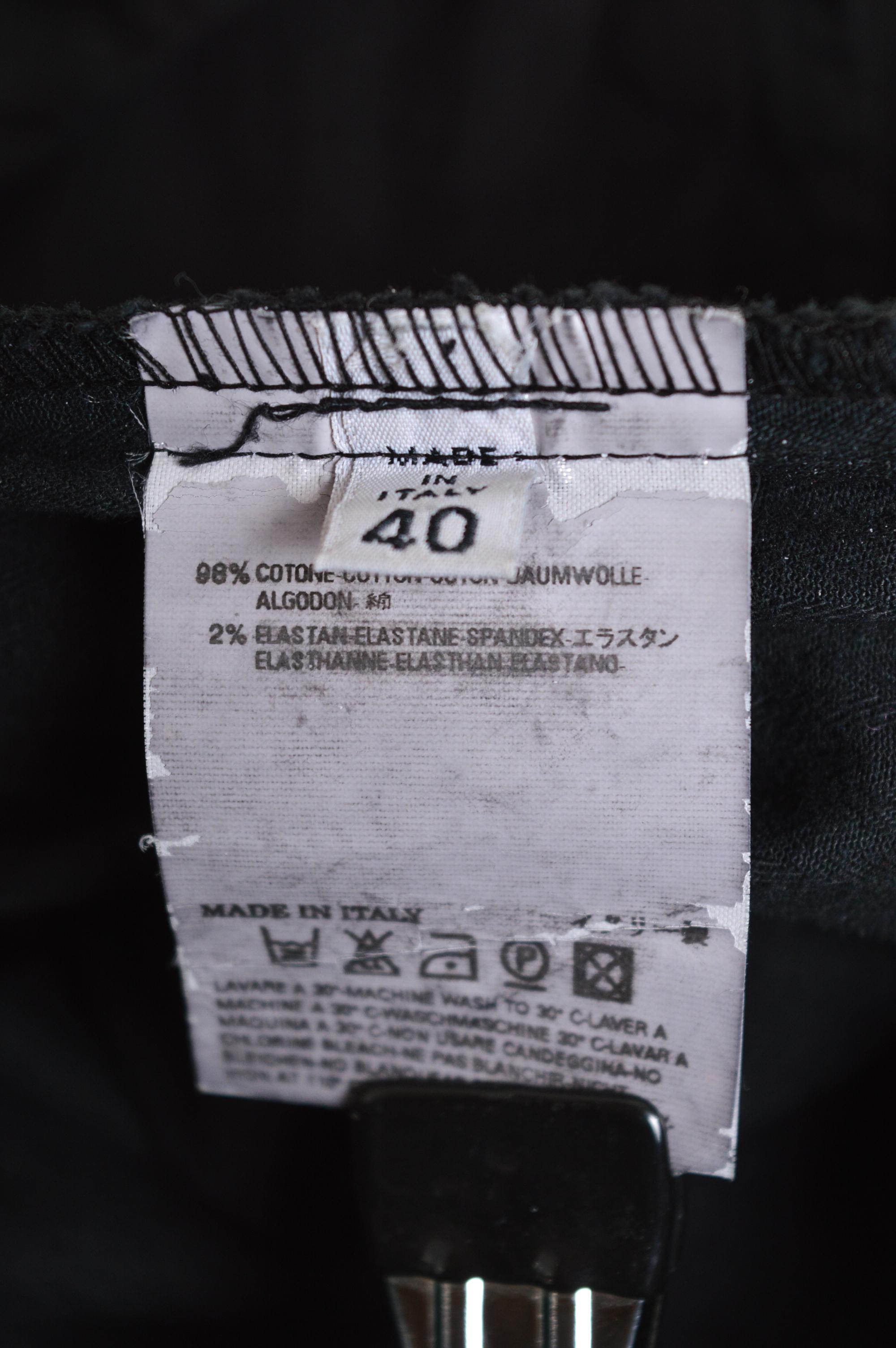 2007 Martin Margiela MM6 Technical Black Knee Length Multi Chrome Zip Skirt en vente 9